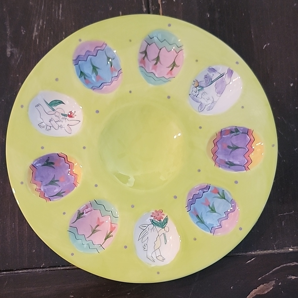 Easter Egg Decorative Plate